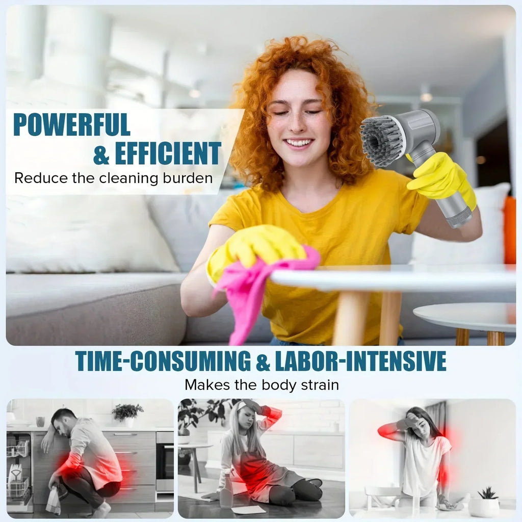 Rotating Electric Scrubber
