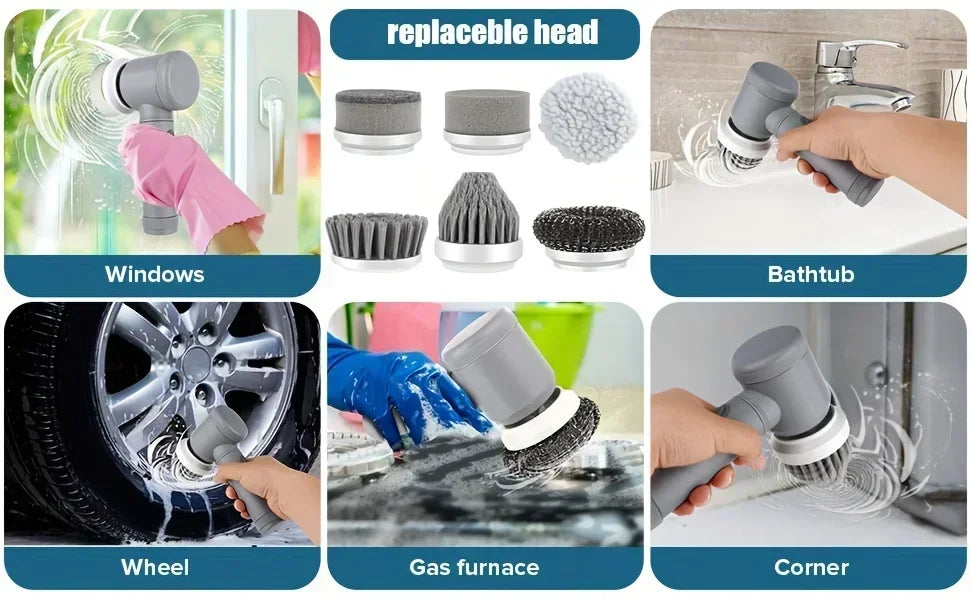 Rotating Electric Scrubber