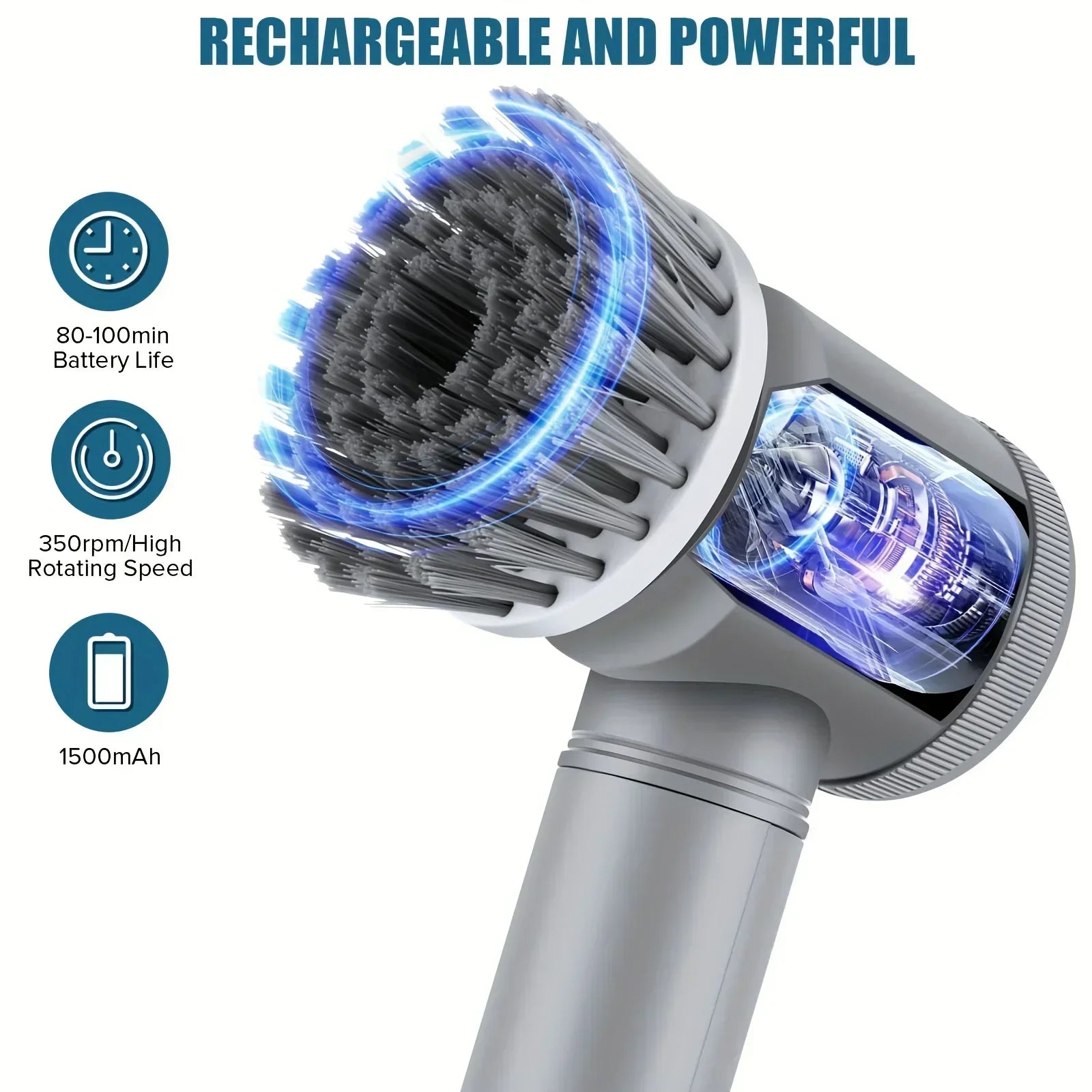 Rotating Electric Scrubber